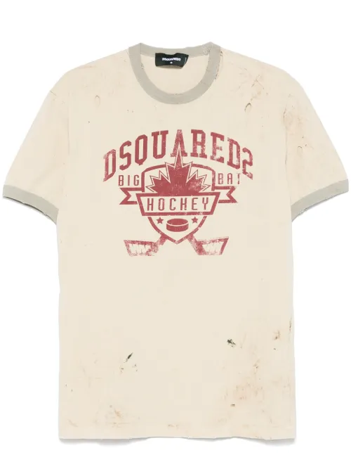 T-shirt à logo imprimé - DSQUARED2 - Modalova