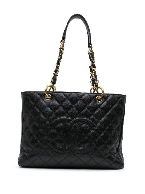 HOT SALE CHANEL 2006-2008 Caviar Grand Shopping tote bag Women