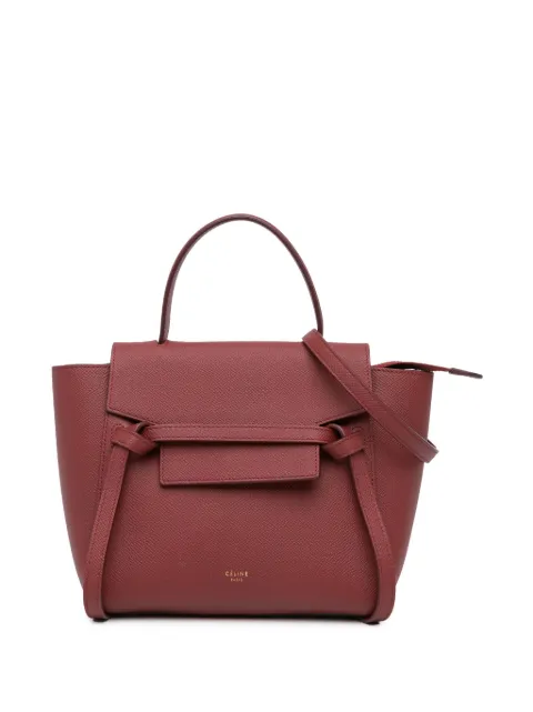Céline Pre-Owned 2018 Micro Calfskin Belt Bag satchel