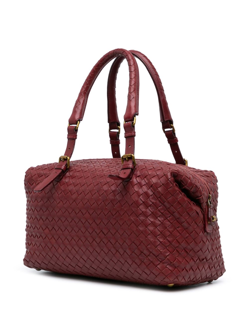 Bottega Veneta Pre-Owned 2008 Intrecciato boston bag - Rood