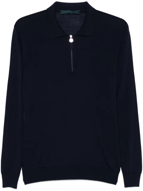 Kiton fine-knit polo shirt