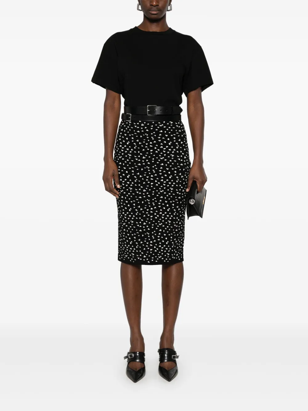 Max Mara Opunzia midi skirt - Zwart
