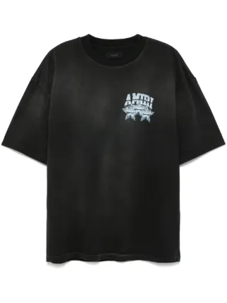 AMIRI ロゴ CHAMPIONSHIP プリント コットン Tシャツ AMIRI Championship T-shirt | Black | FARFETCH