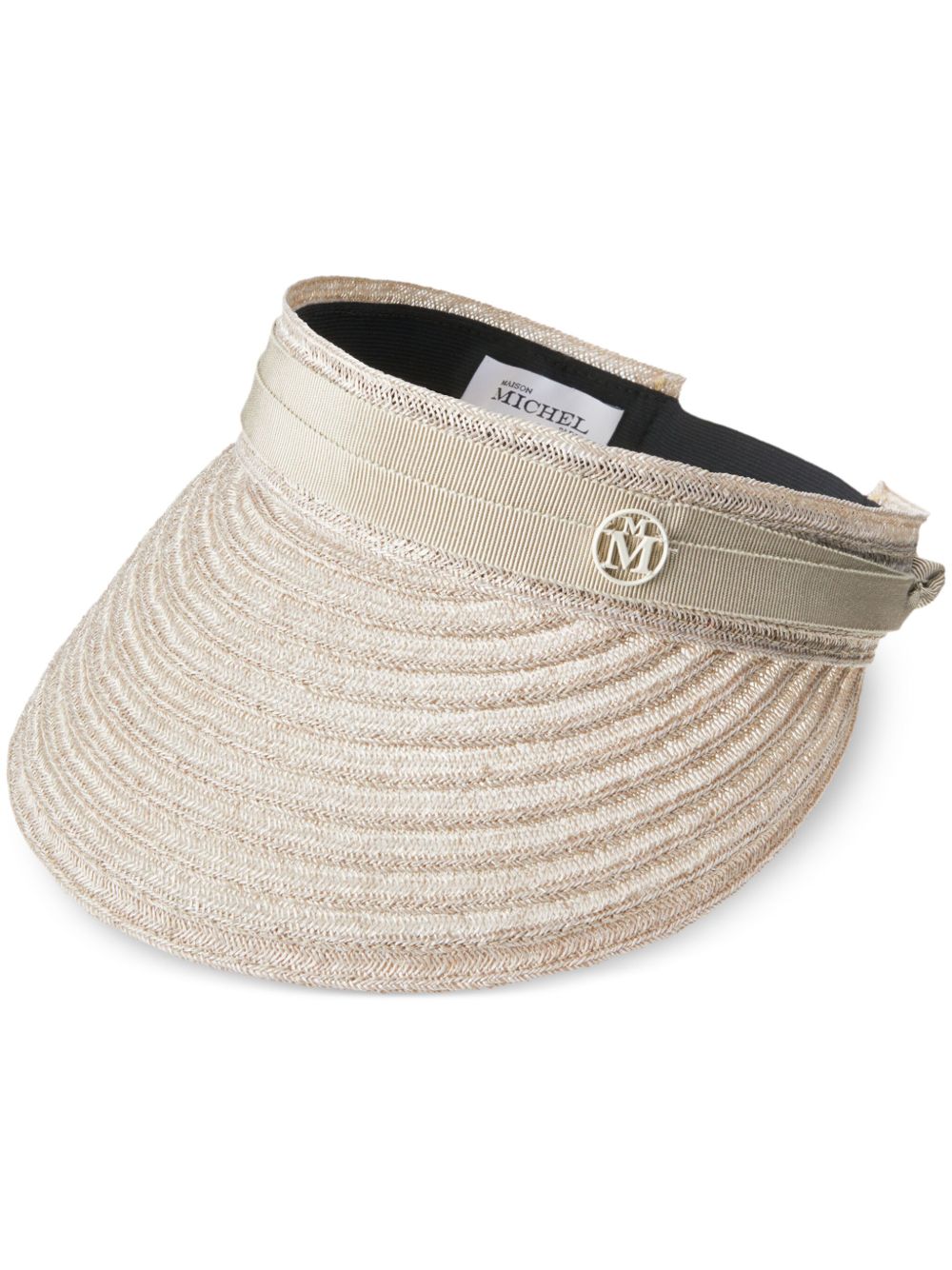 Maison Michel Pat visor - Neutrals