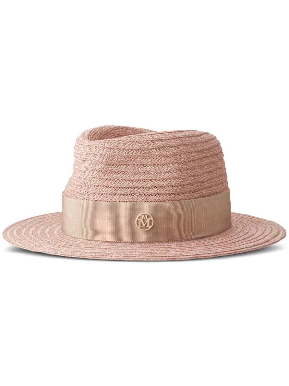 Maison Michel Fedora hoed Beige