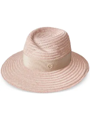 MAISON MICHEL ハット グレイッシュピンク 未使用品MAISON MICHEL ハット グレイッシュピンク （Tiger, Cap