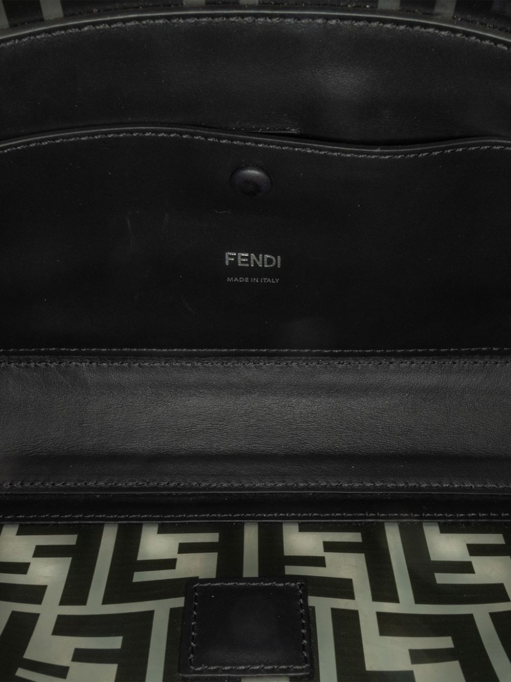 Fendi 2010-2023 Medium Zucca PVC Bagbaguette satchel