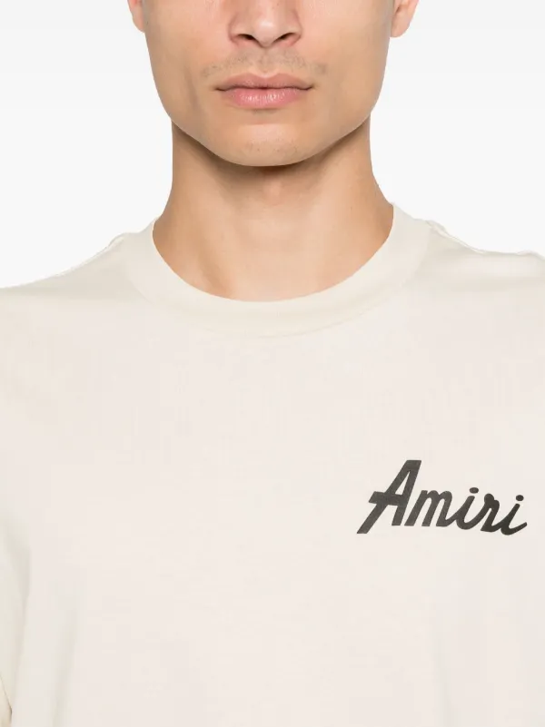 Tシャツ・カットソー AMIRI Men T Shirts AMJYTE1130 ALABASTER Beige AMIRI T-shirt In Beige Cotton | italist