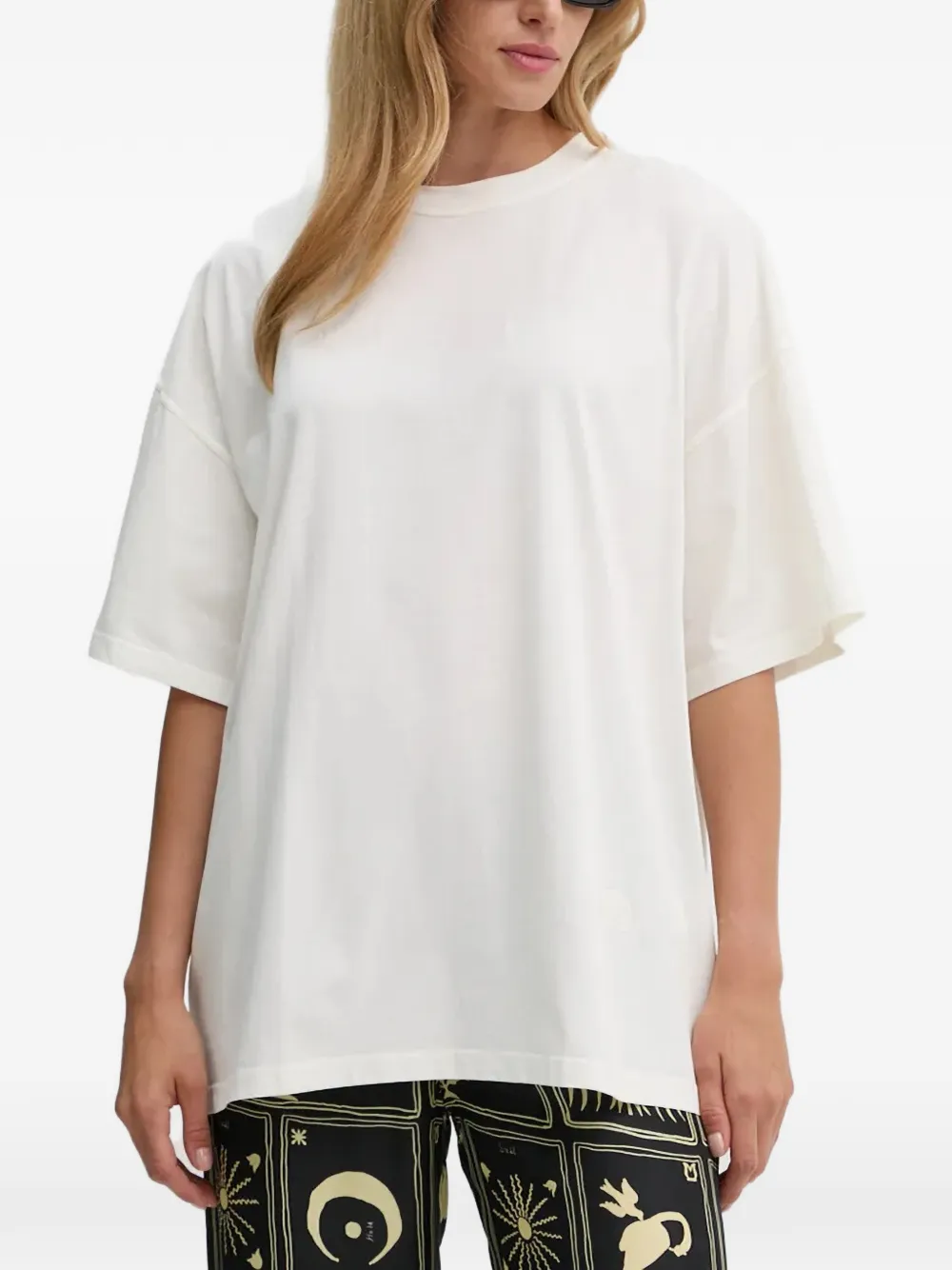Nanushka Wren crew-neck T-shirt - Bianco