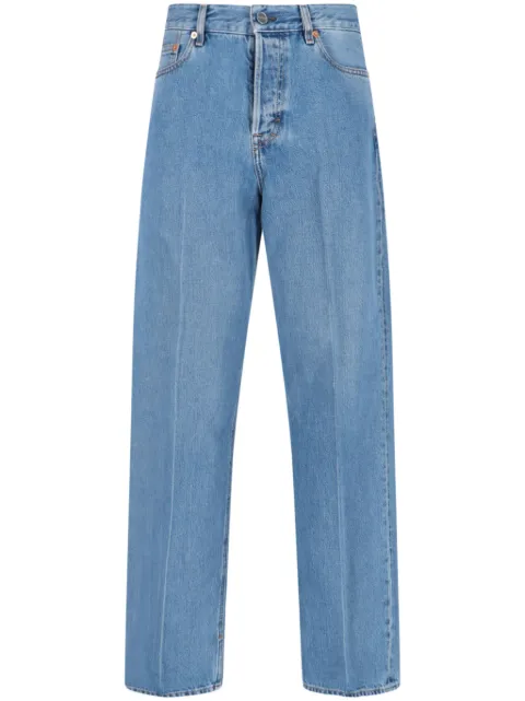Gucci appliqué straight jeans