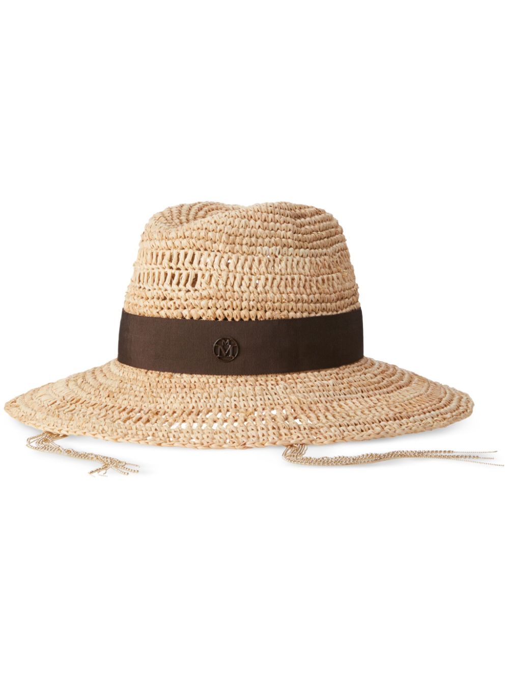 Maison Michel Fedora hoed Beige