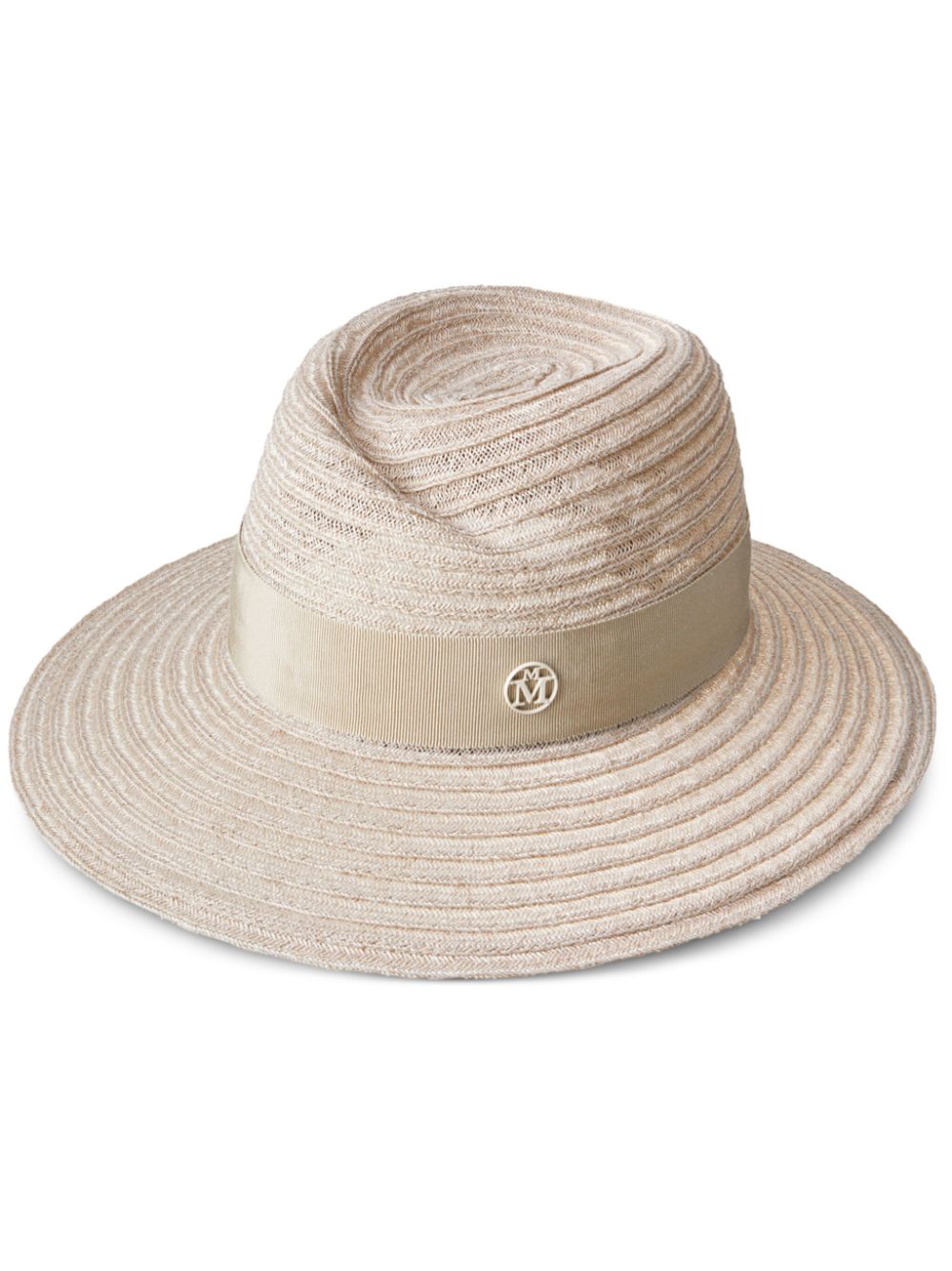 Maison Michel Fedora hoed Beige