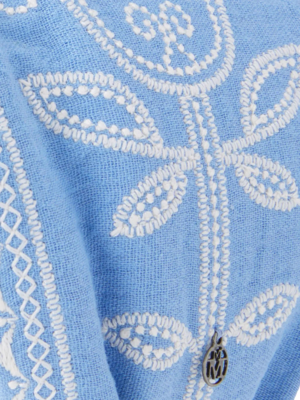 Maison Michel Mariah Head Band In Blue