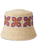 Maison Michel Lila bucket hat - Neutrals