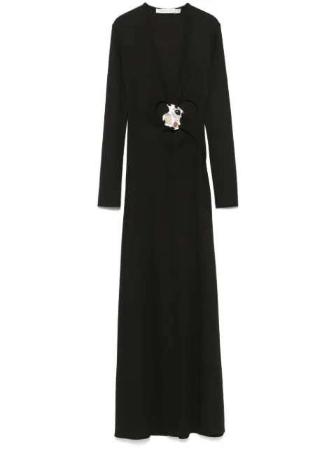 Christopher Esber vestido largo Trio Stone