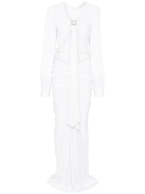 Christopher Esber vestido largo Disconnect