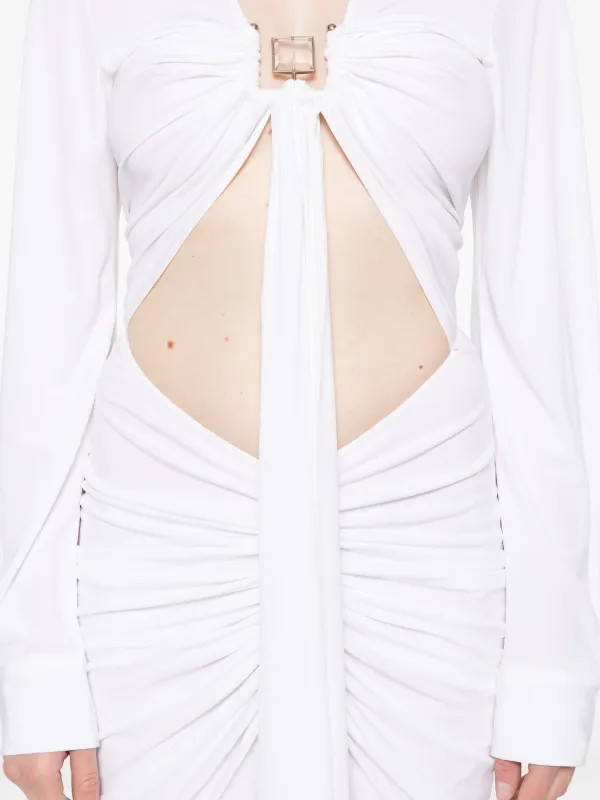 Christopher Esber Disconnect Maxi Dress | White