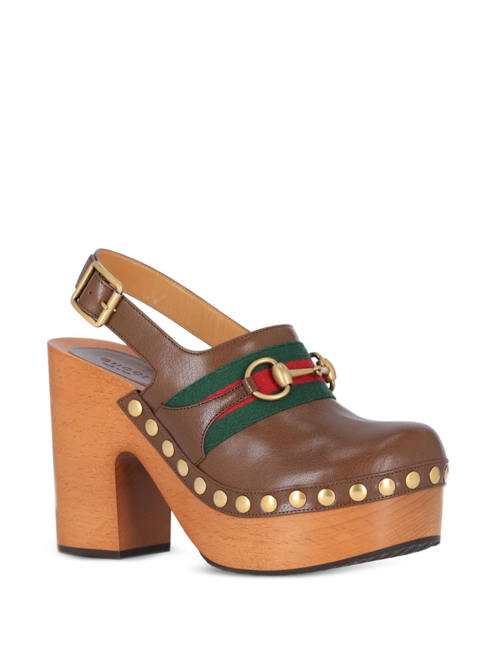 Gucci Horsebit clogs - Bruin