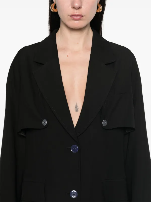 3.1 Phillip Lim テーラードジャケット 黒 2020325J0054 3.1 Phillip Lim Convertible Blazer | Black | FARFETCH