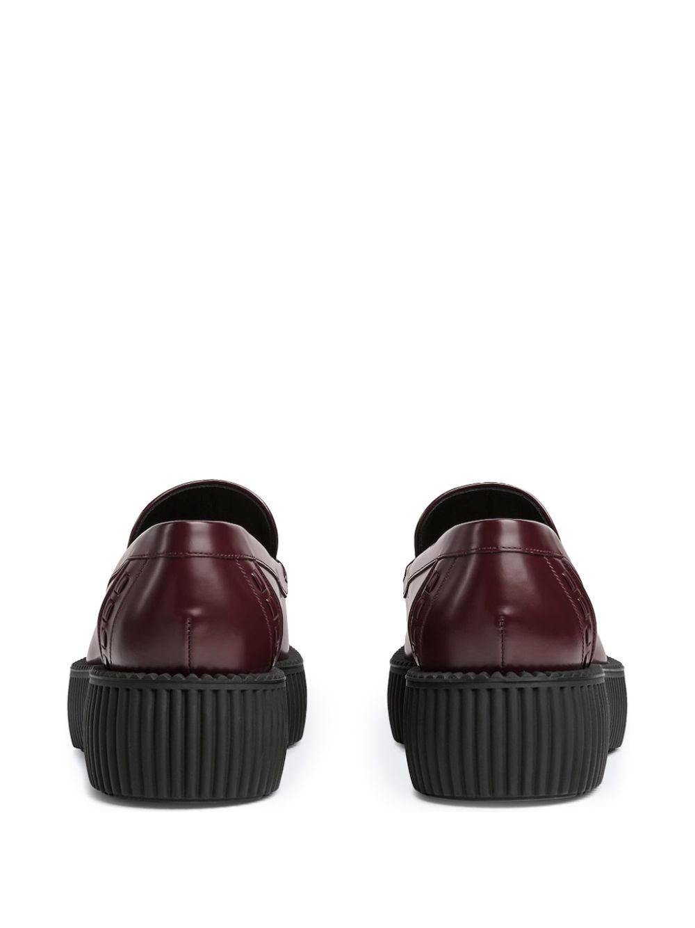 Gucci Loafers met horsebit detail Rood