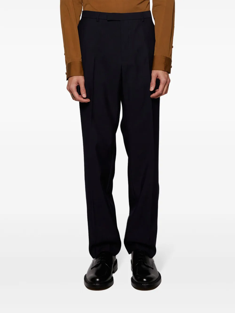 Gucci Wollen broek Blauw