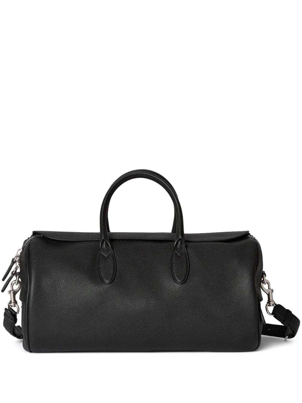 medium leather holdall