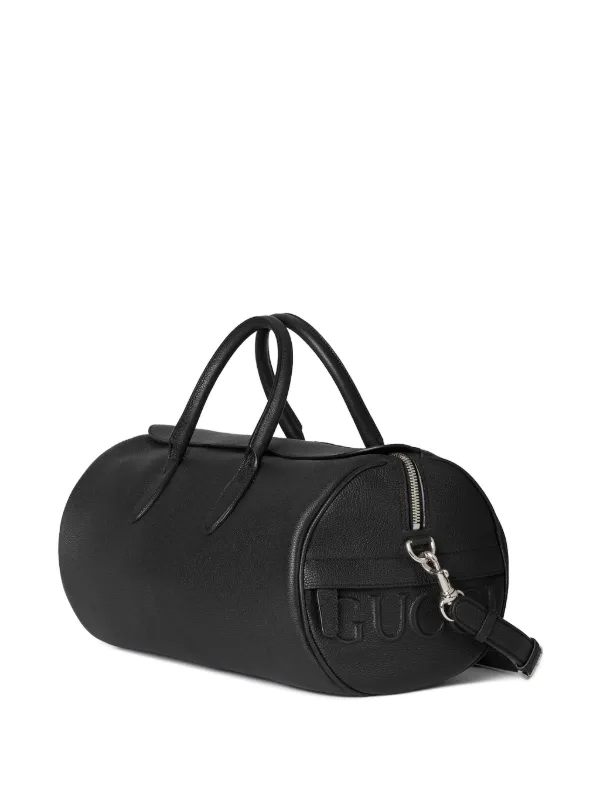 Gucci Medium Leather Holdall Black FARFETCH CA