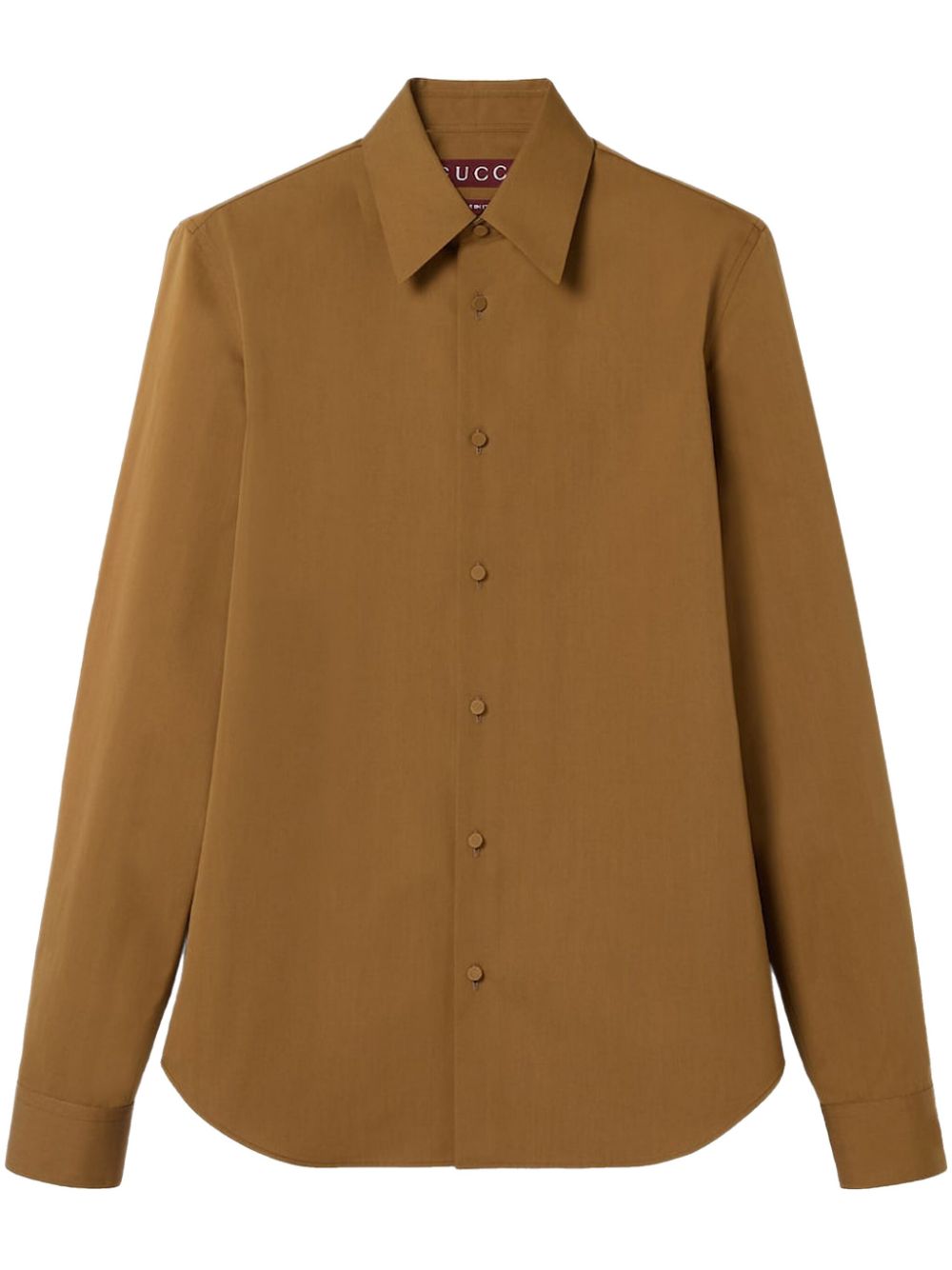 Gucci cotton poplin shirt - Brown