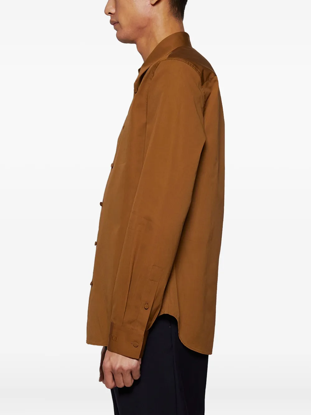 Gucci Katoenen overhemd Bruin