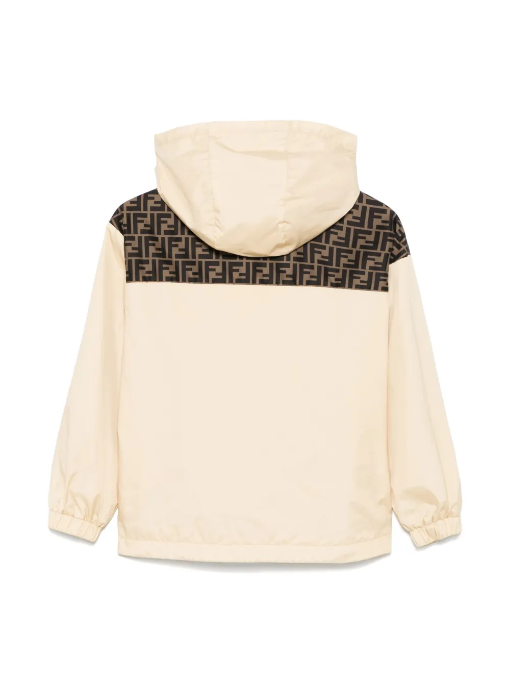 Fendi Kids Jack met logo Beige