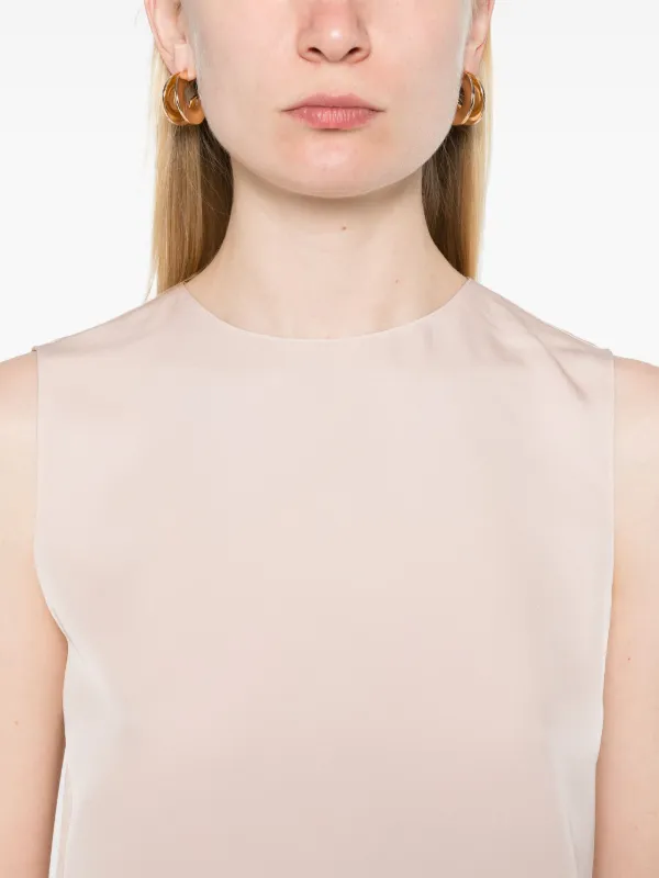 Theory Official Site | Ribbed Waist Volume Skirt in Silk