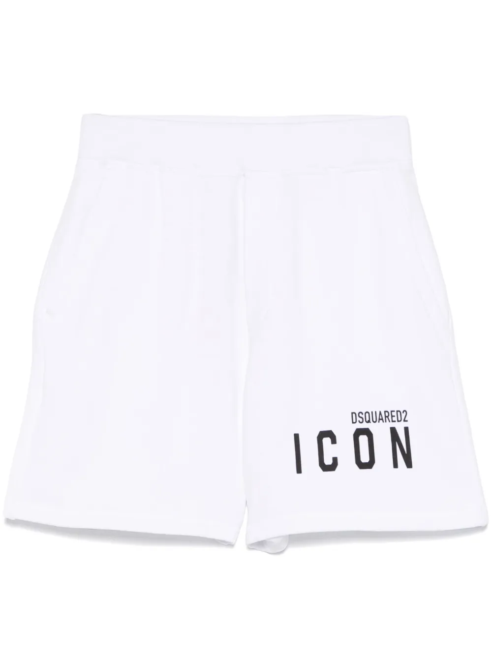 logo-print track shorts