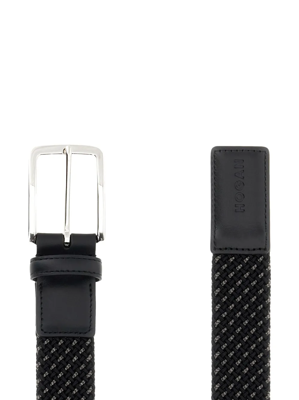 Hogan Riem met leren afwerking Zwart