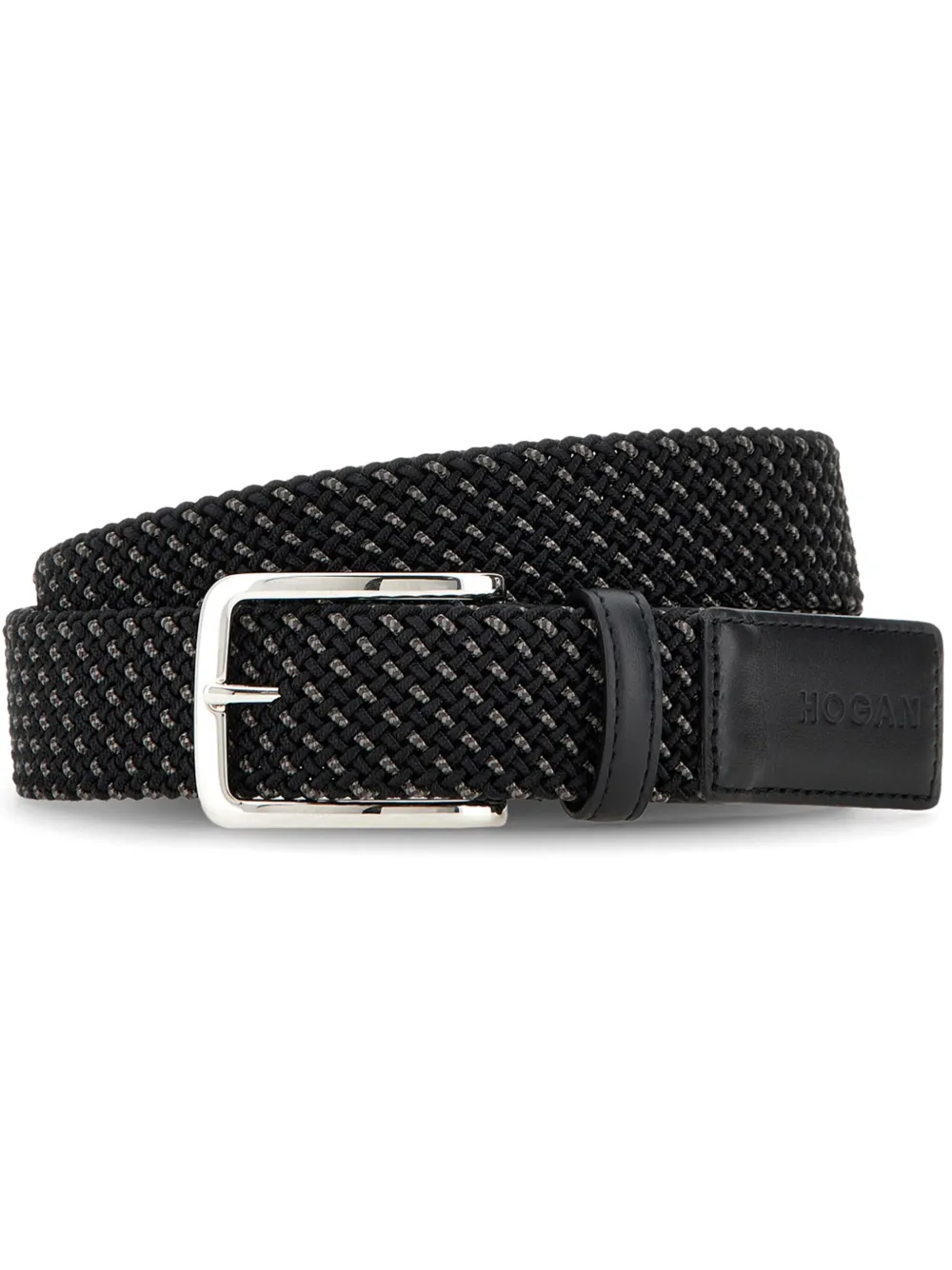 Hogan Riem met leren afwerking Zwart
