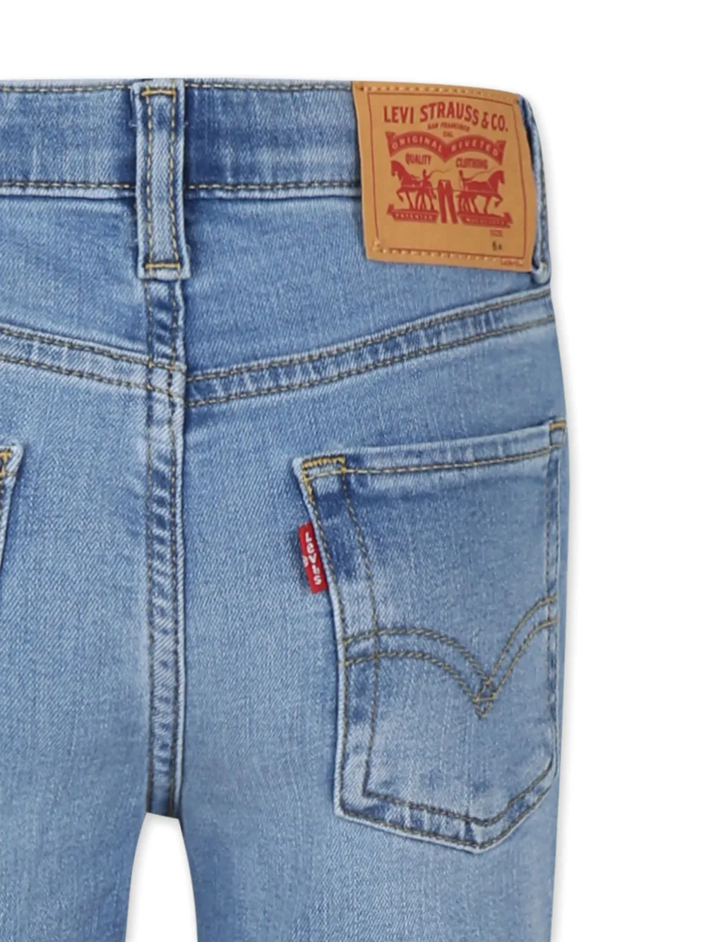 Levi's Kids Jeans met logopatch Blauw