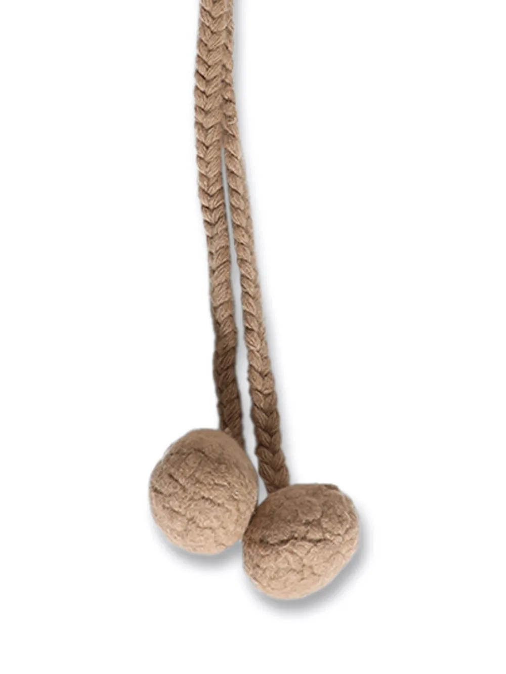 Miu Miu Muts met geborduurd logo - Beige