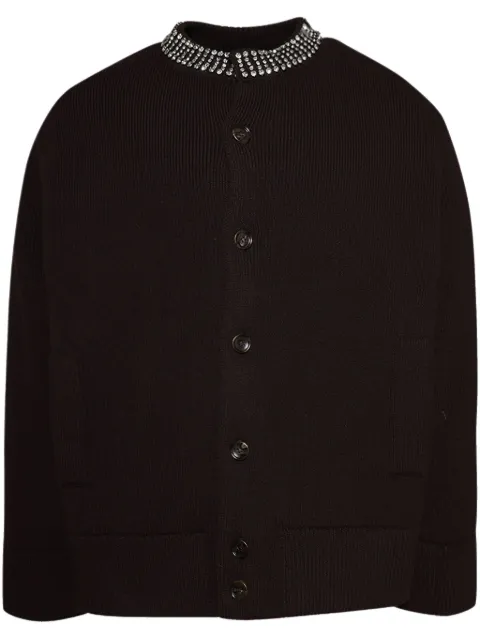 Gucci embellished-collar cardigan