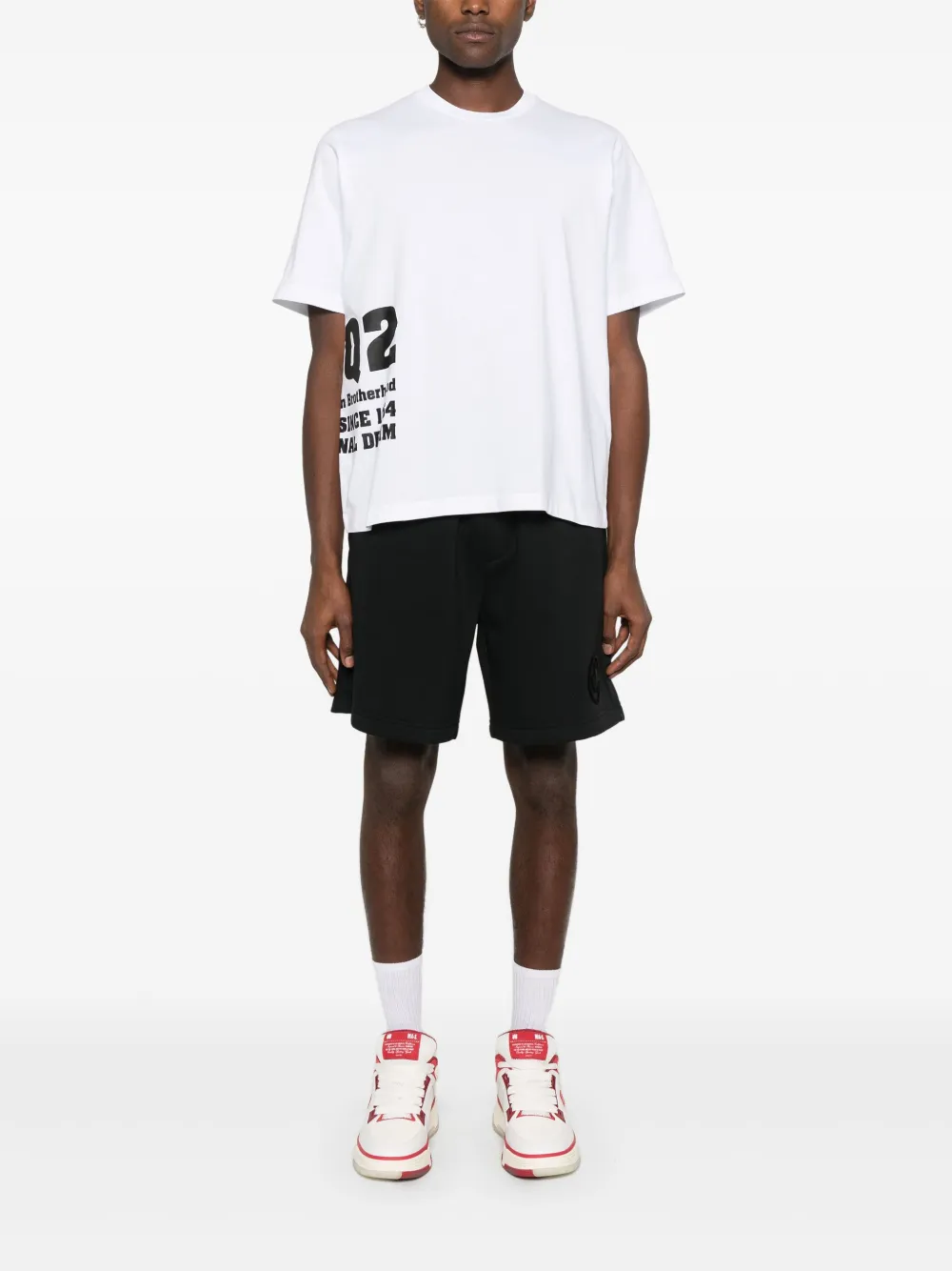 DSQUARED2 shorts deportivos con logo afelpado | Shorts para correr | Image 2