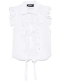 DSQUARED2 ruffled blouse - White