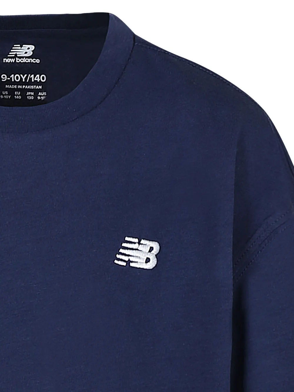 New Balance Kids T-shirt met logoprint Blauw