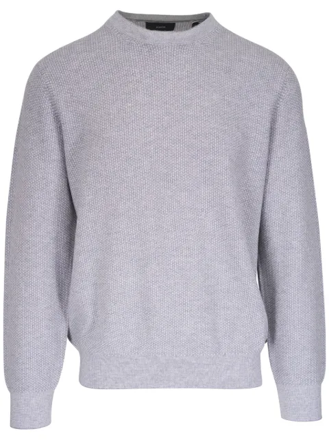 Vince monogram-jacquard sweater
