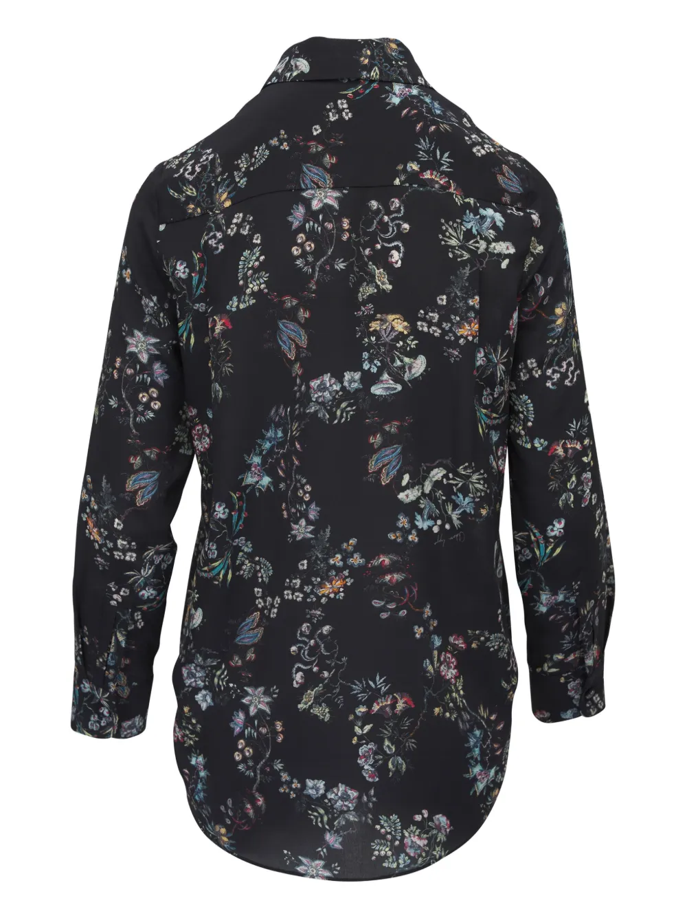 Adam Lippes Blouse met bloemenprint - Zwart