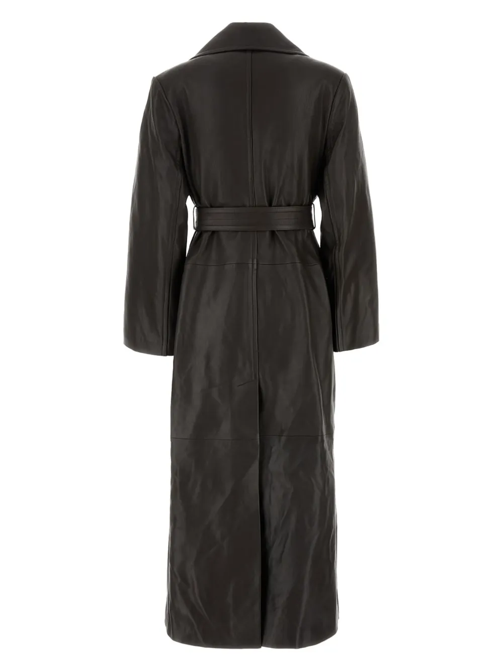 Co Trenchcoat van lamsleer - Bruin