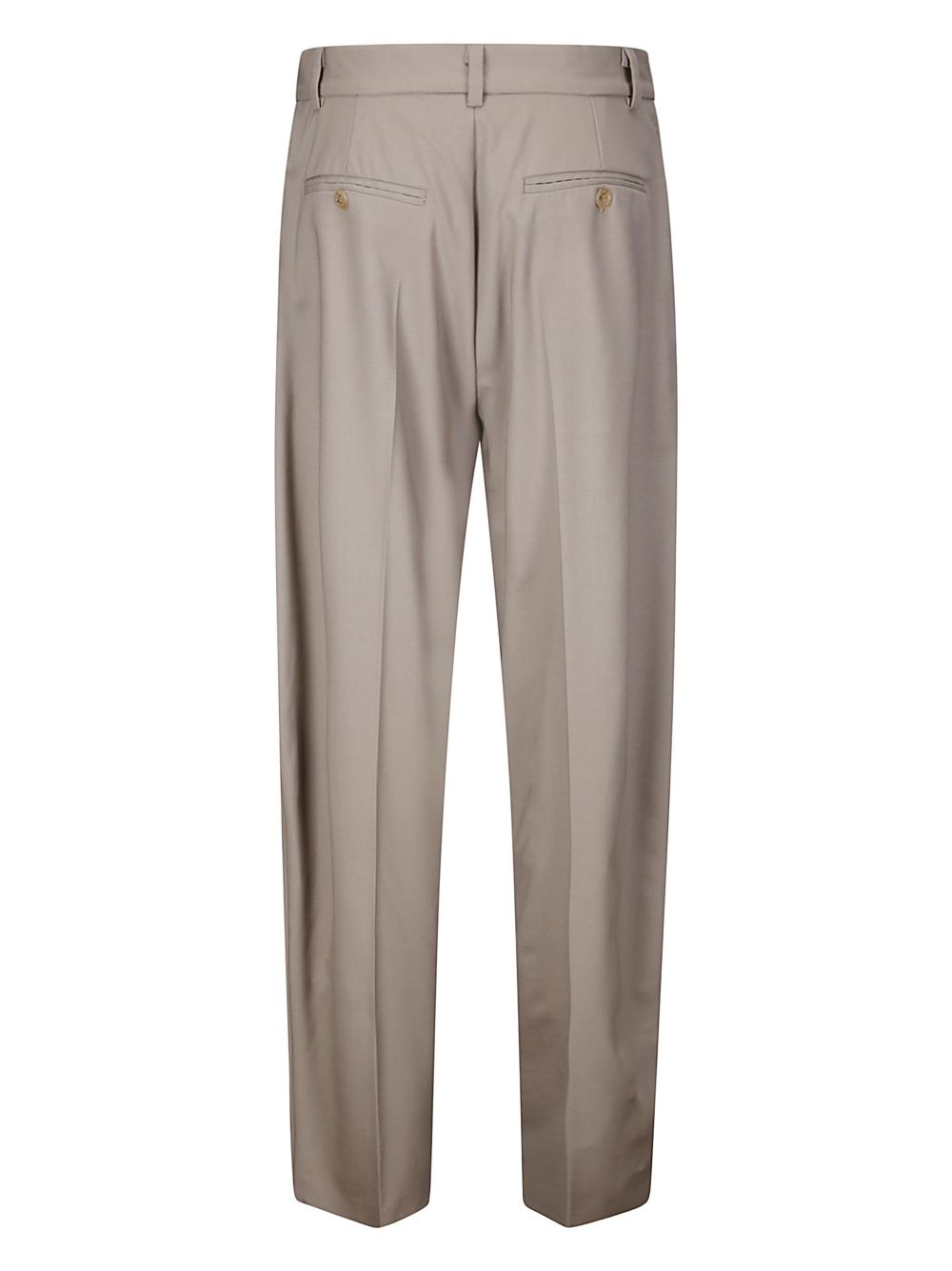 ACT Nº1 Wollen straight broek - Beige