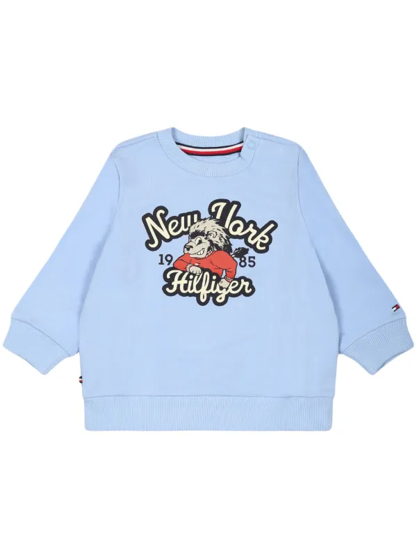 Tommy Hilfiger Junior graphic-print Sweatshirt Blue FARFETCH VN