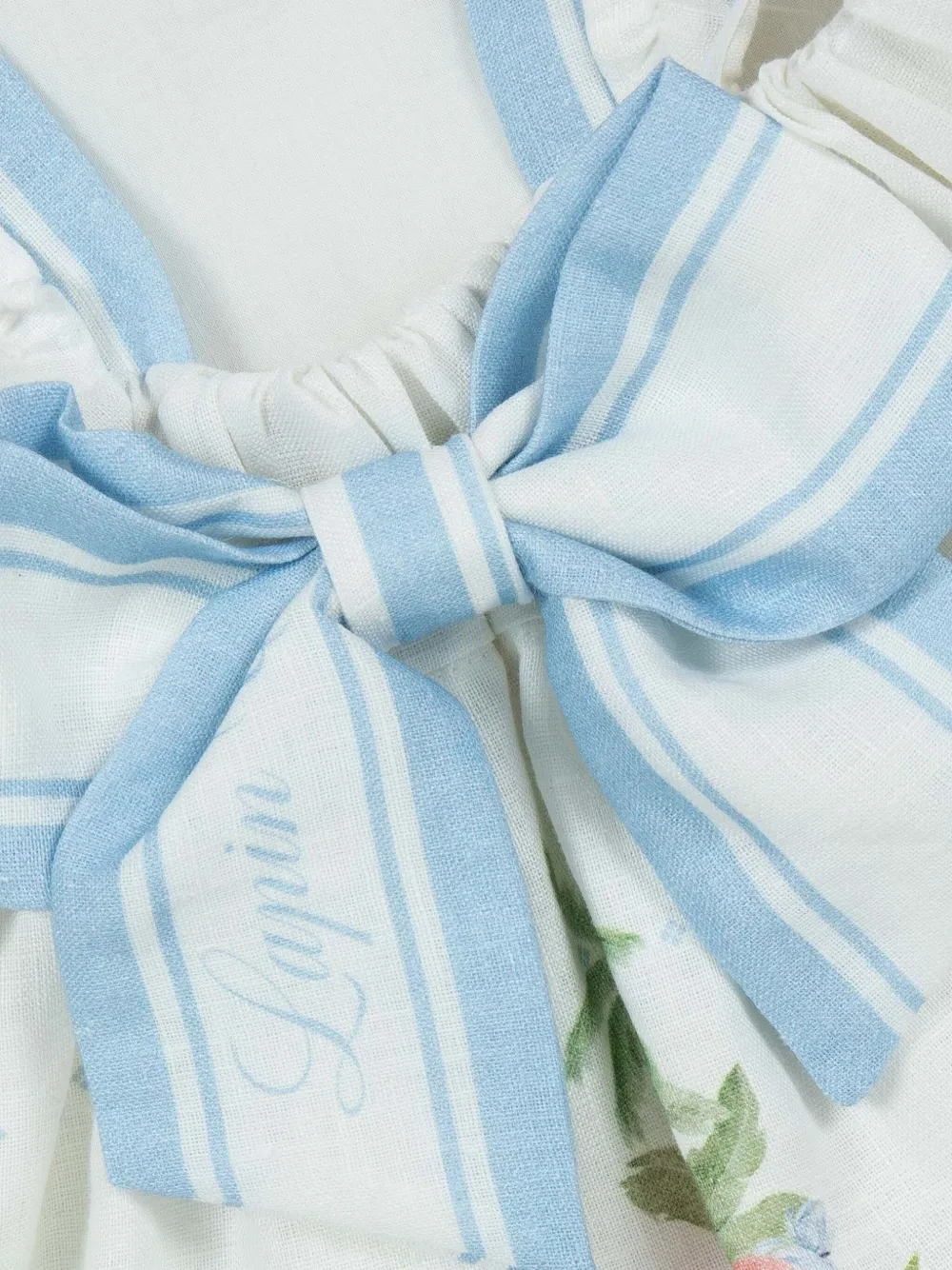 Lapin House Jurk met bloemenprint Wit