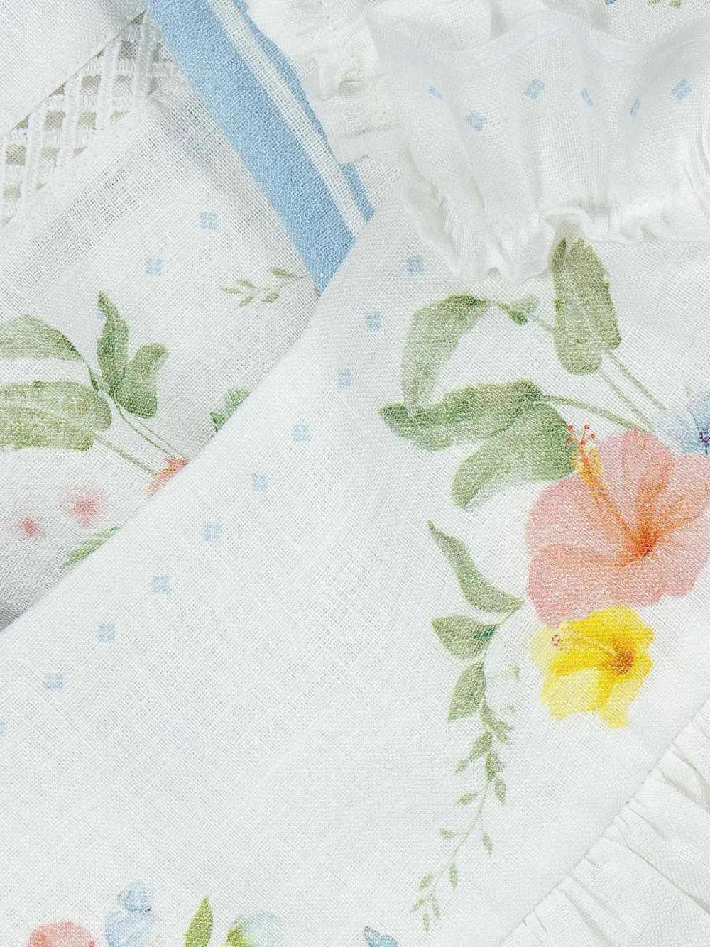 Lapin House Jurk met bloemenprint Wit