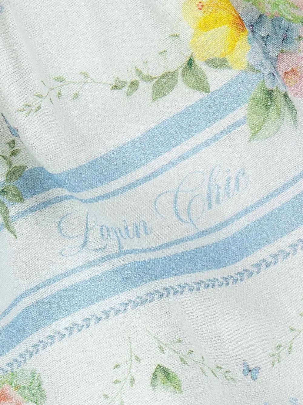 Lapin House Jurk met bloemenprint Wit