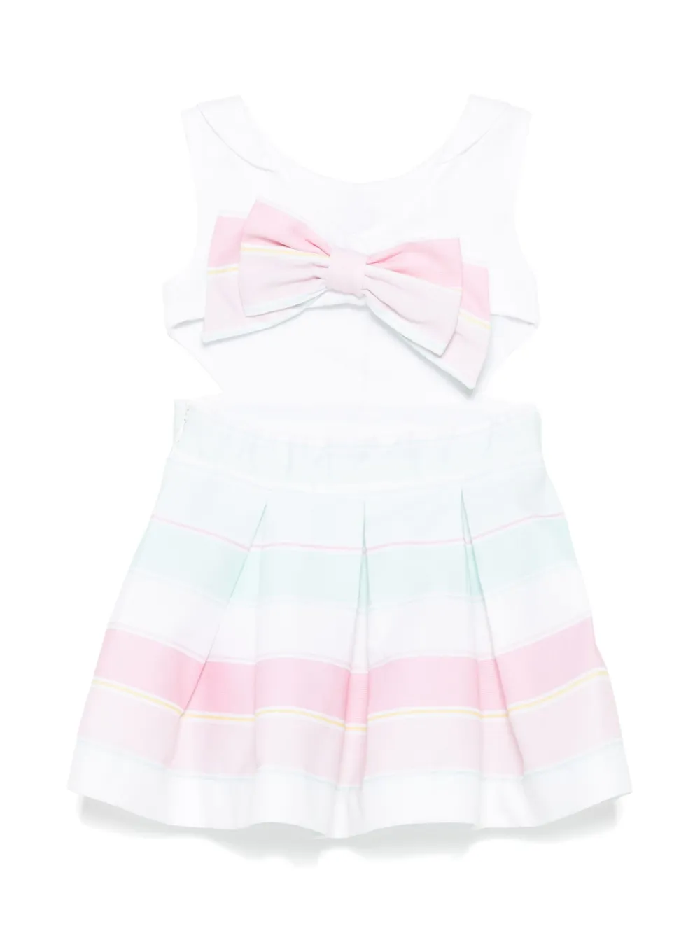 Lapin House logo-print dress | Girls Casual Dresses | Image 2