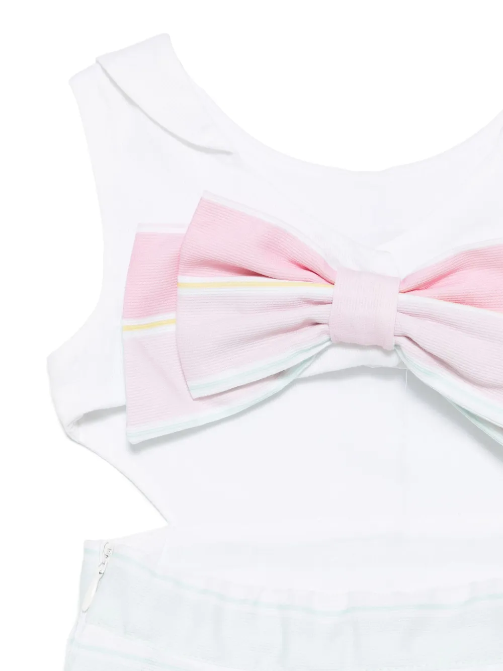 Lapin House Jurk met logoprint Wit